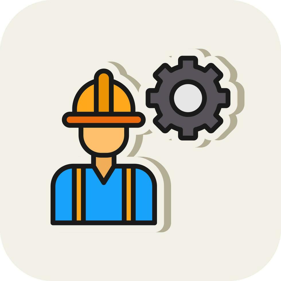 Worker  Vector Icon Design