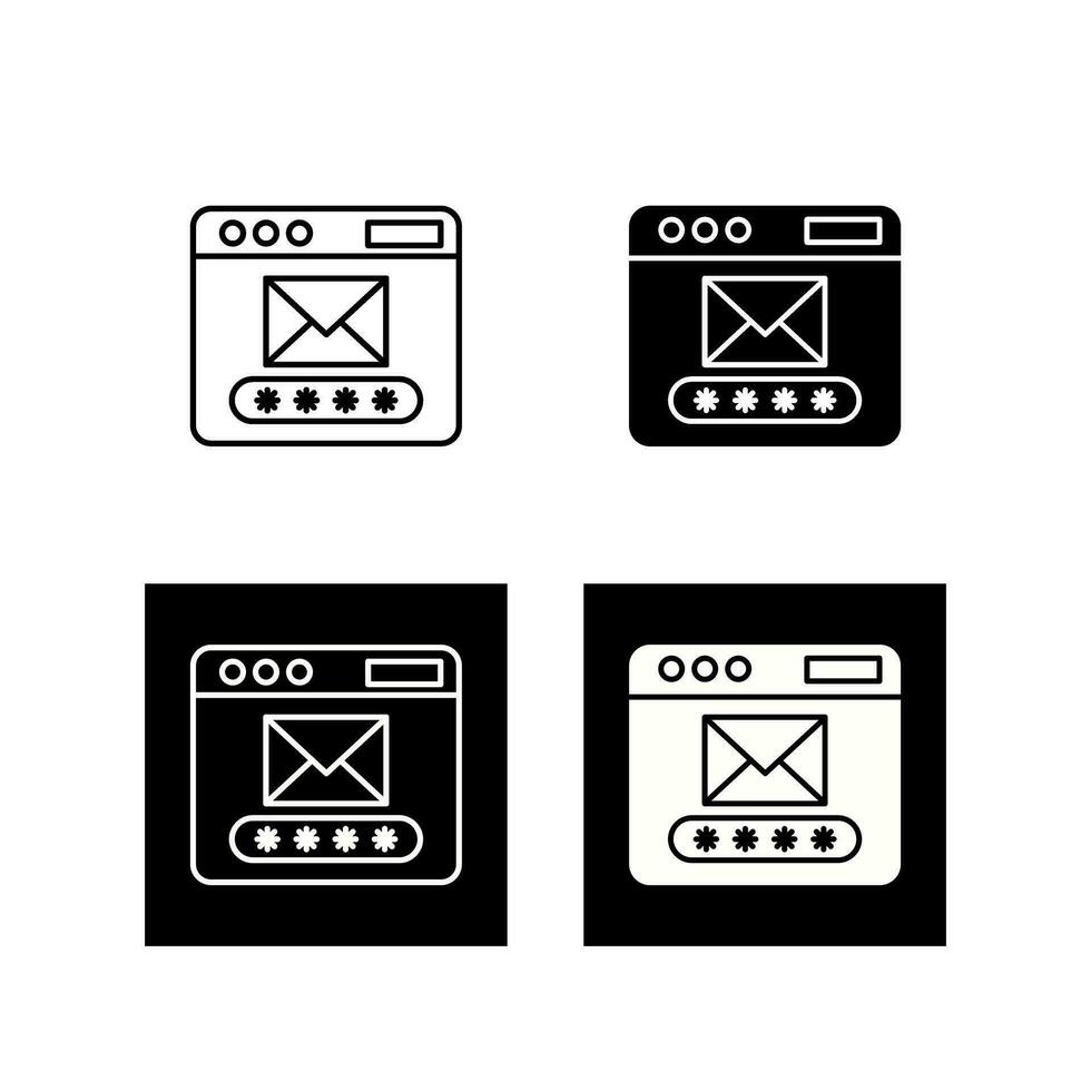 Mail Code Vector Icon