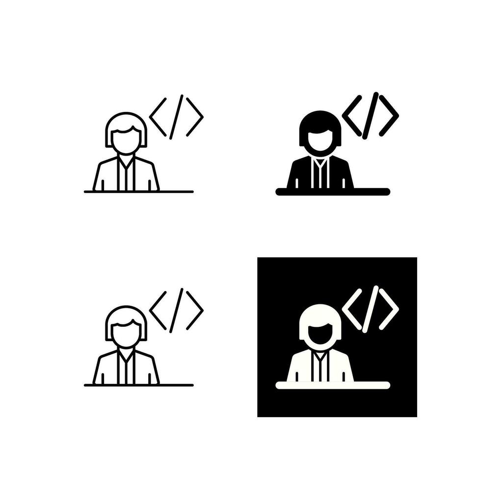 Programmer Vector Icon