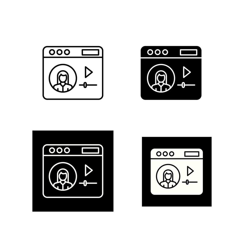 Video Tutorial Vector Icon