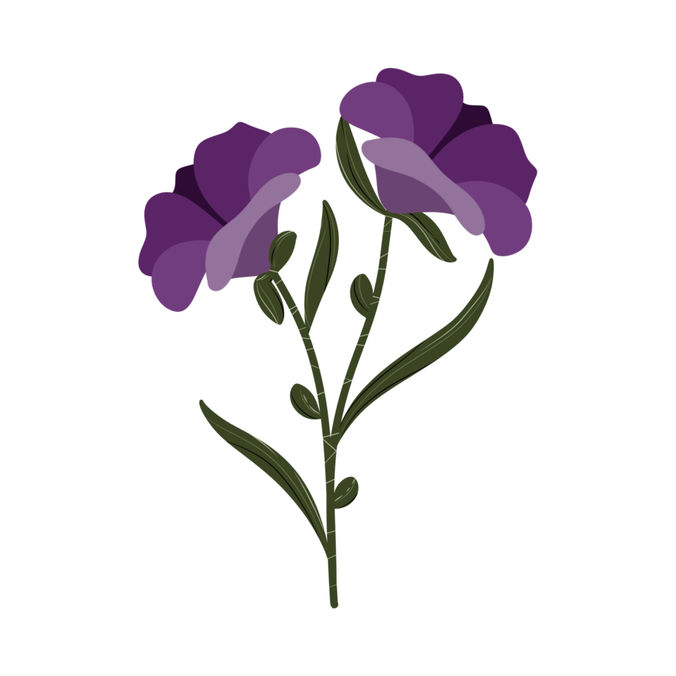 Simple flower illustration 28030566 PNG