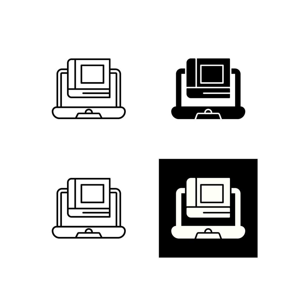Online Learning Vector Icon