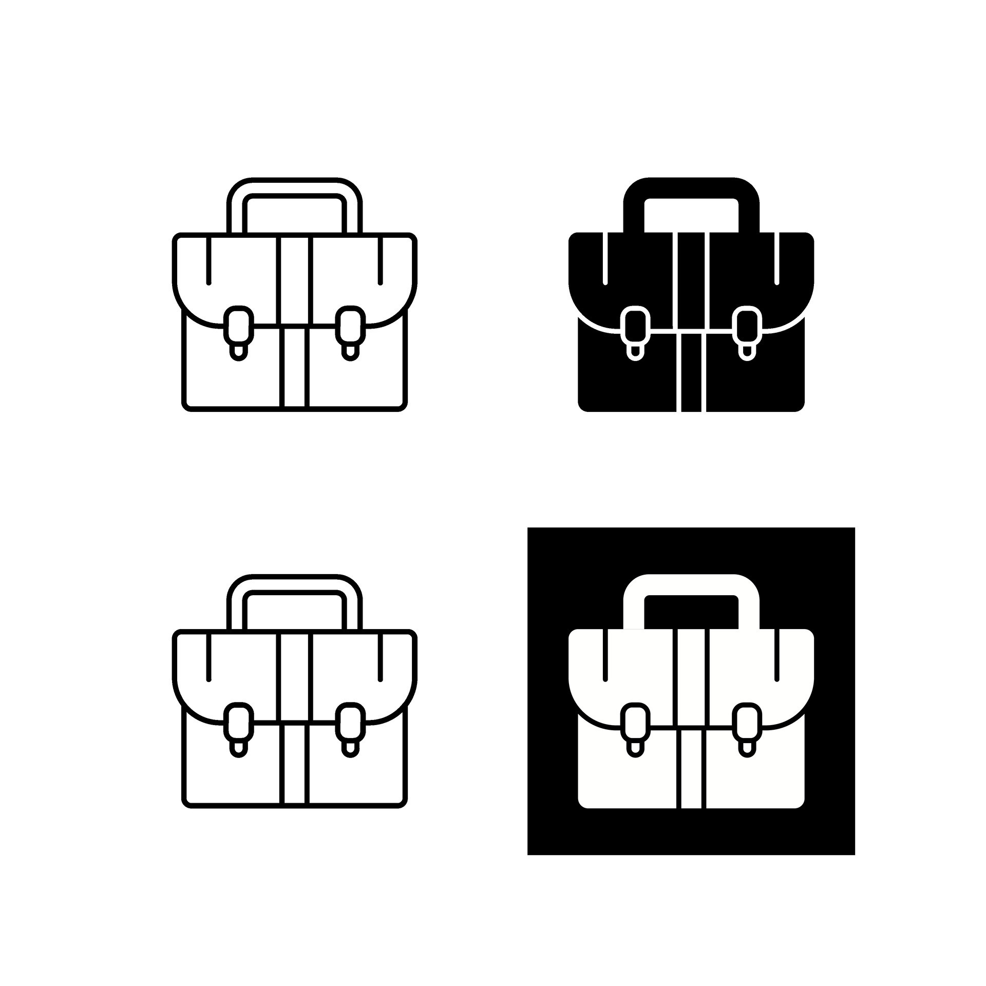 Briefcase Vector Icon 28030702 Vector Art at Vecteezy