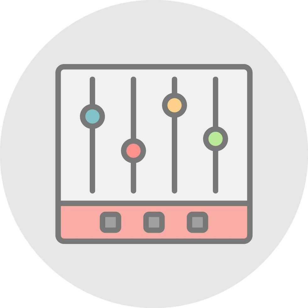 Music Equalizer  Vector Icon Design