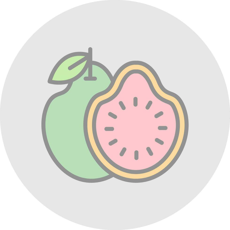 Guava Vector Icon Design