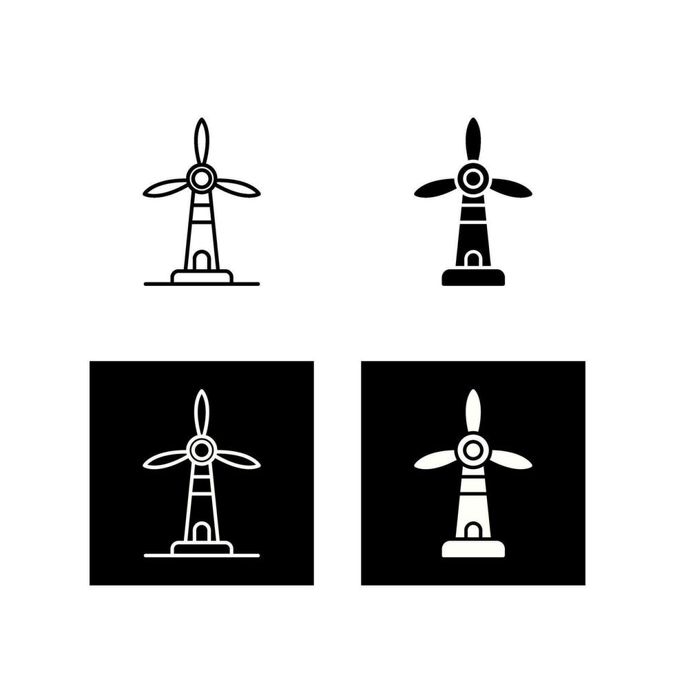 Windmill Vector Icon