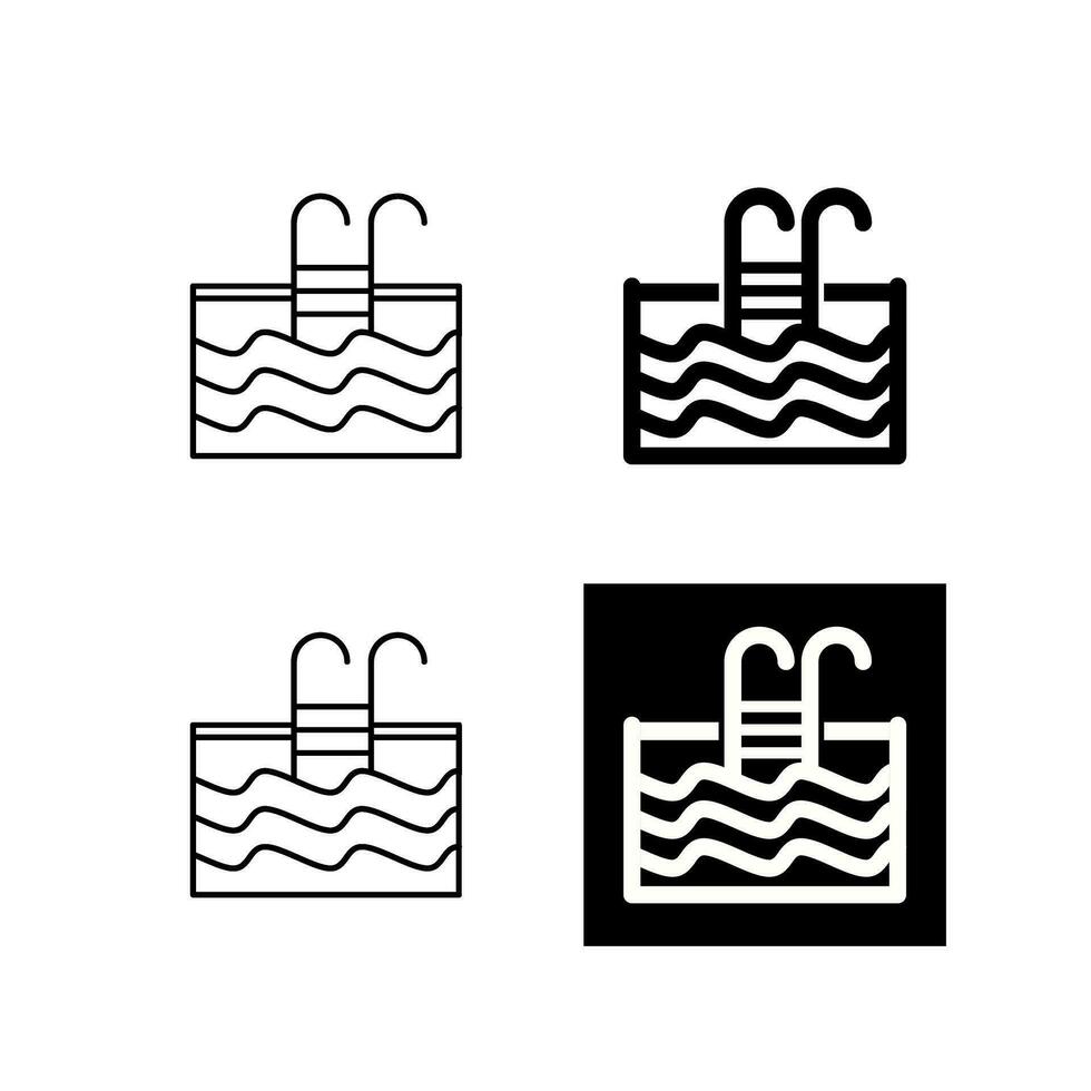 Swimming Pool Vector Icon