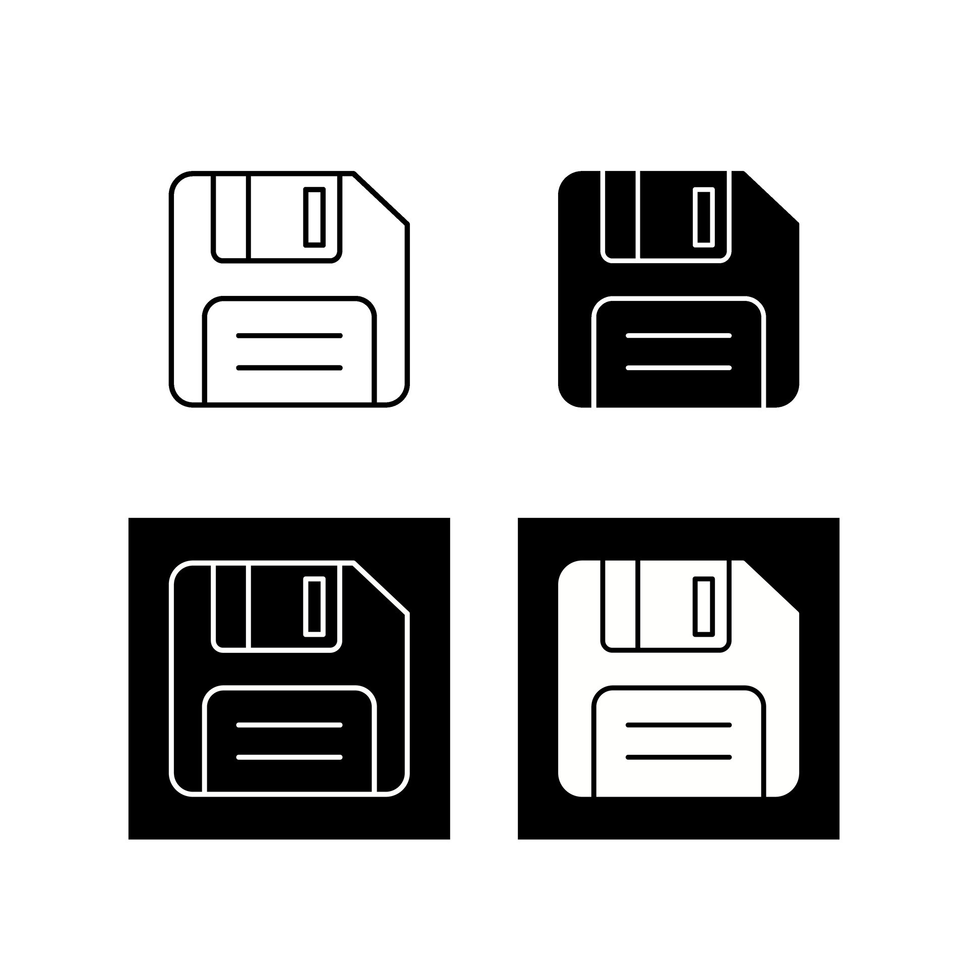 Floppy Disk Vector Icon 28030917 Vector Art at Vecteezy