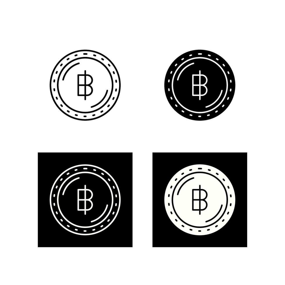 Baht Currency Vector Icon