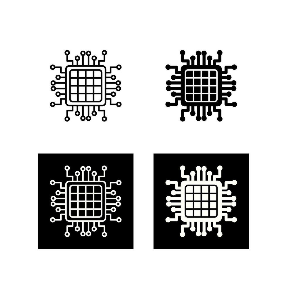 Processor Vector Icon