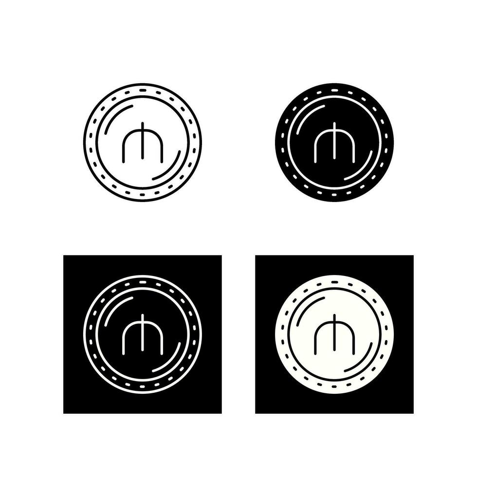 Manat Currency Vector Icon