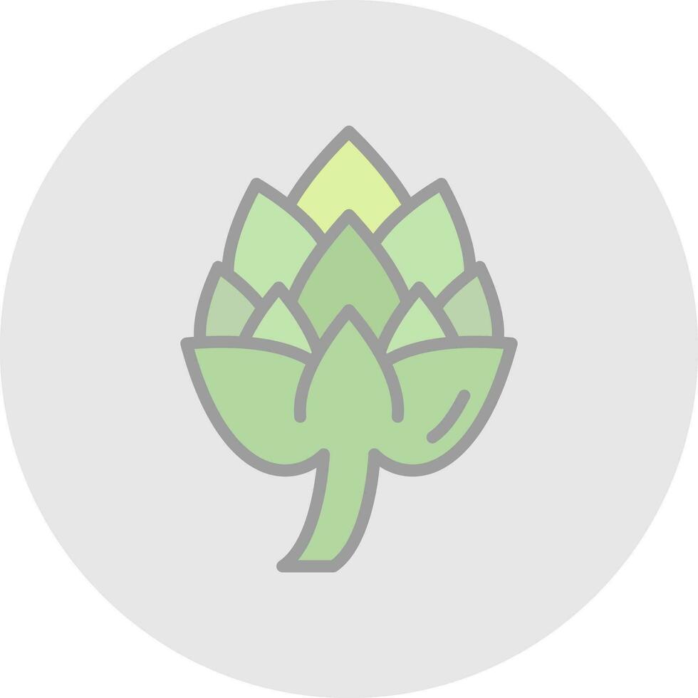 Artichoke Vector Icon Design