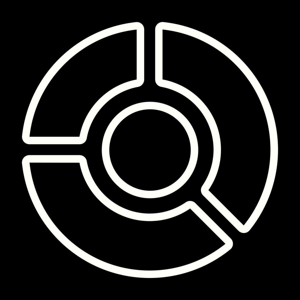 Pie Graph Vector Icon