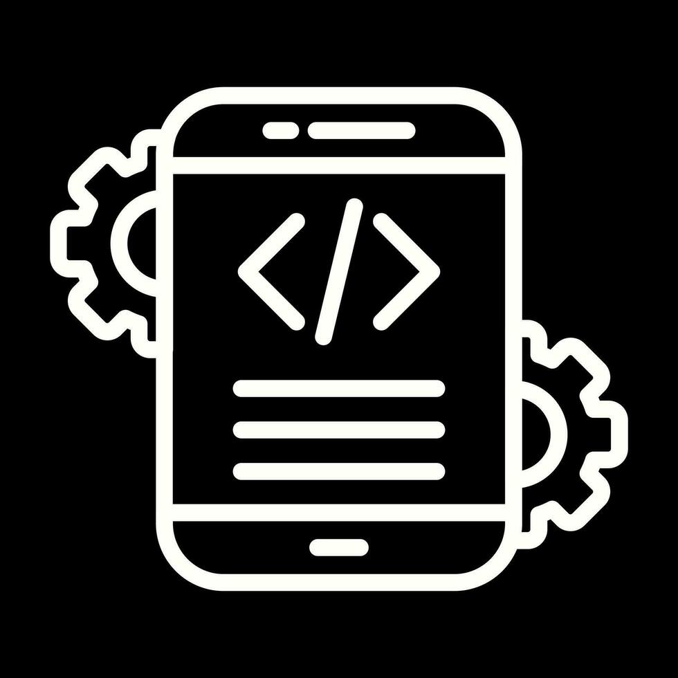 Mobile App Development Vector Icon