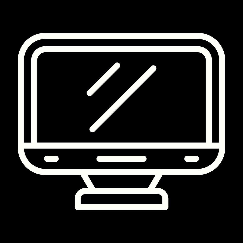 Desktop Computer Vector Icon