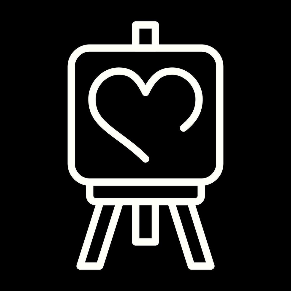 amor pintura vector icono