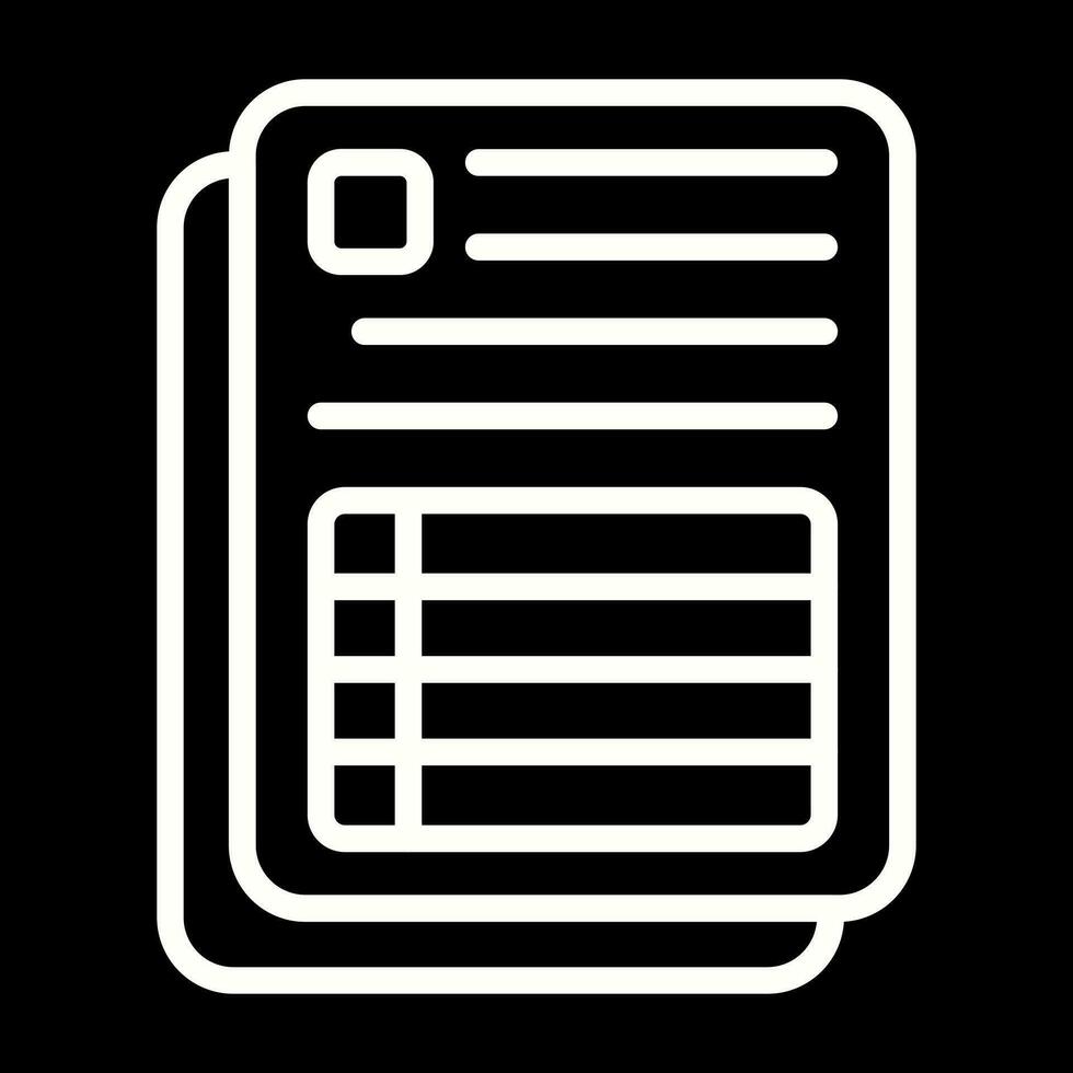 Spreadsheet Vector Icon