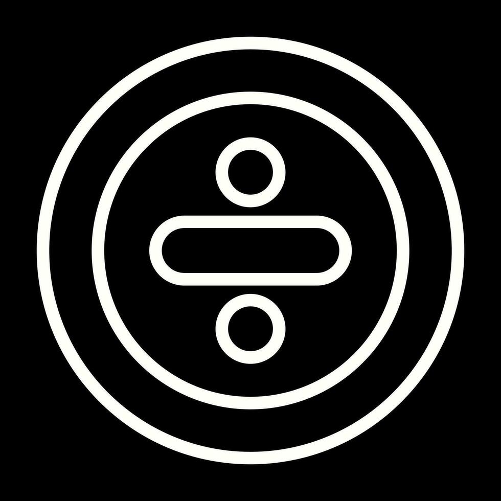 Division Vector Icon