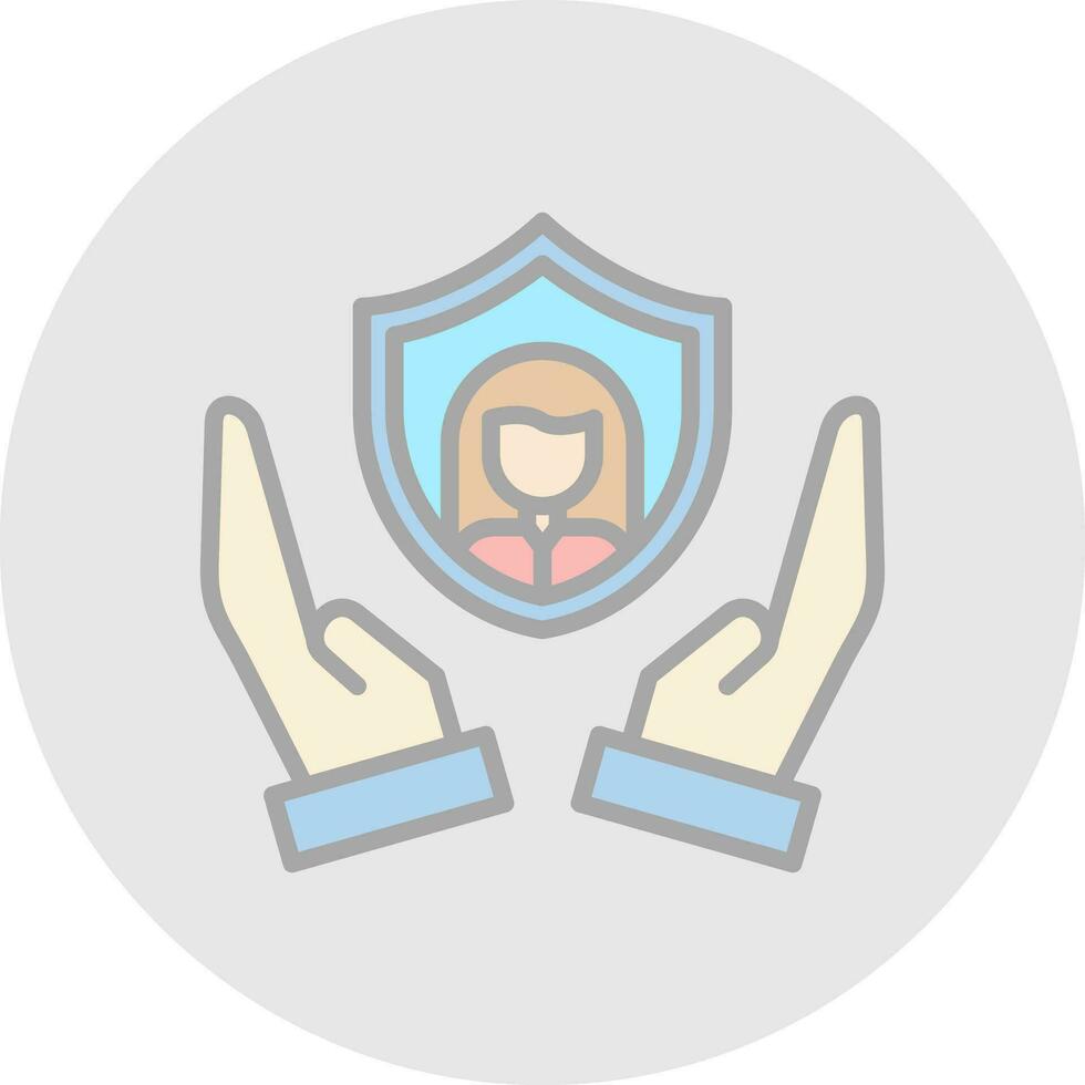 Personal Security Vector Icon Design