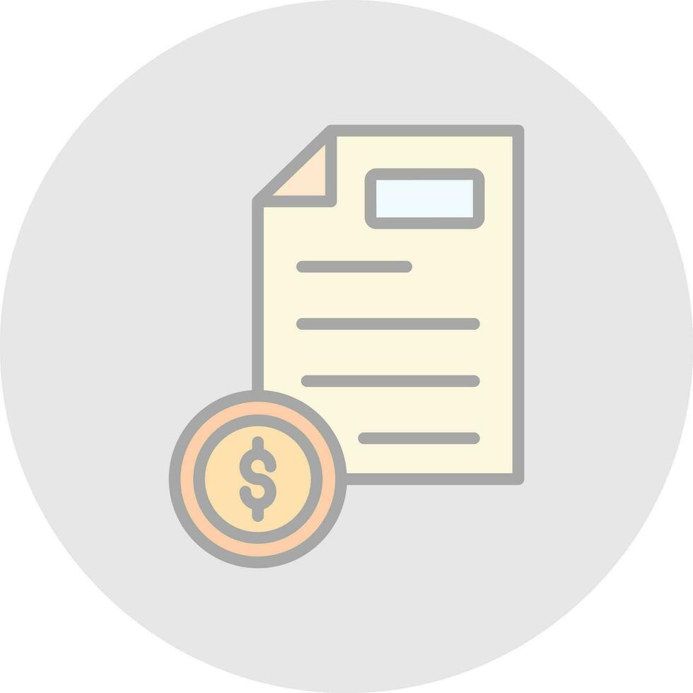 Contract Vector Icon Design