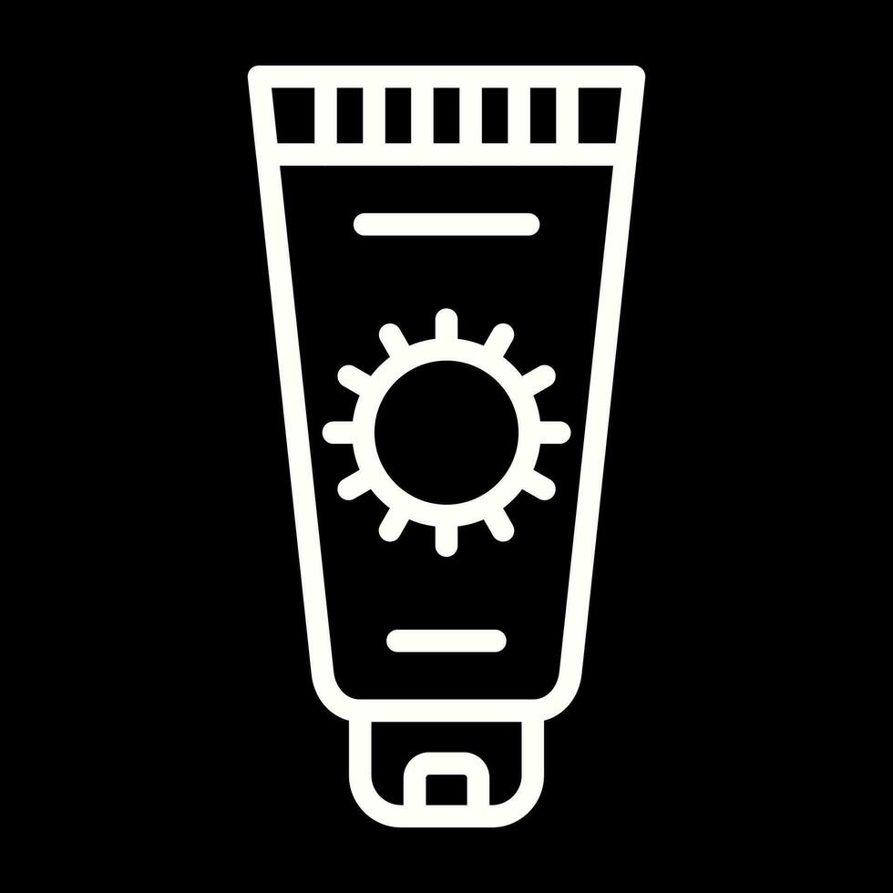Sunscreen Vector Icon