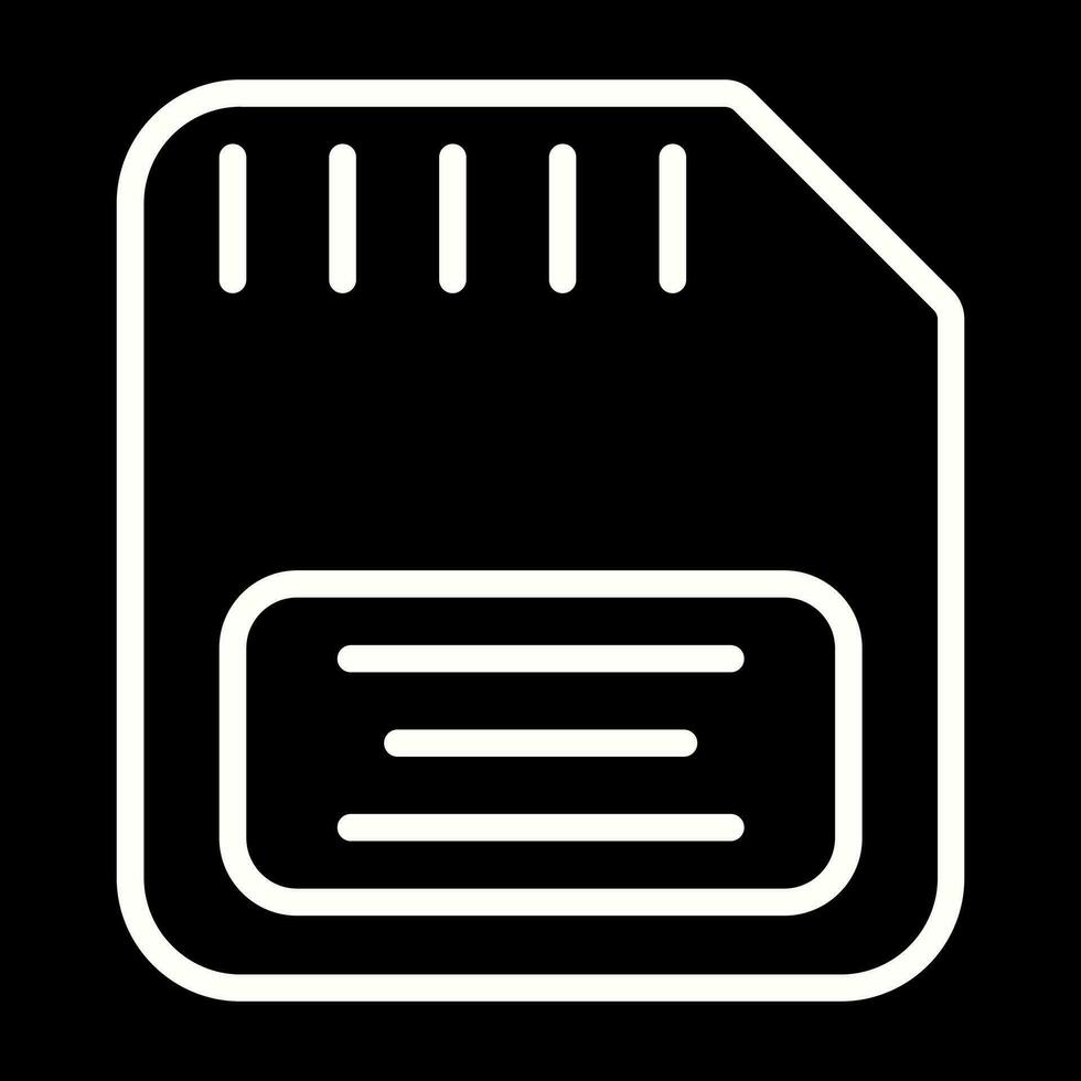 Memory Card Vector Icon