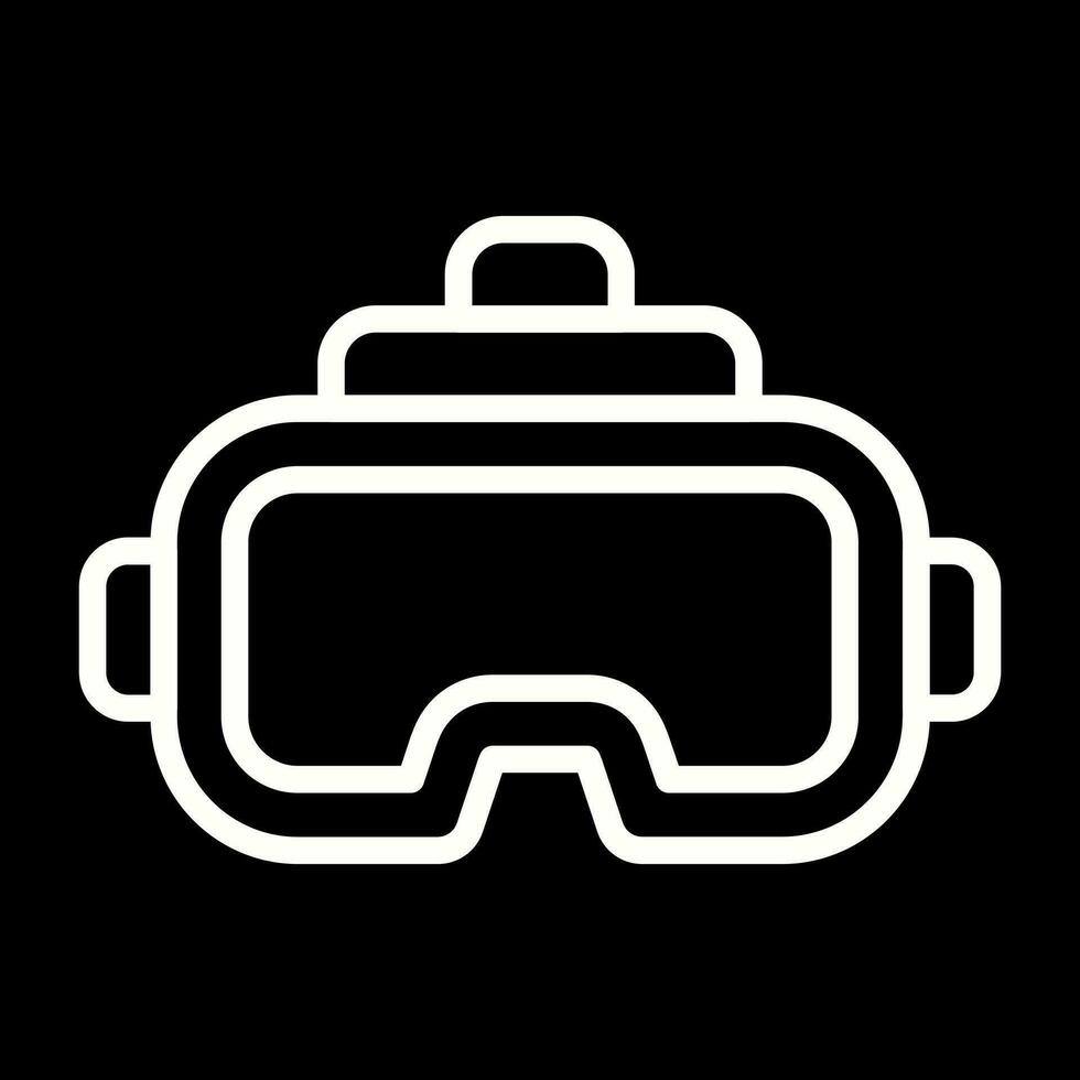 Virtual Reality Headset Vector Icon