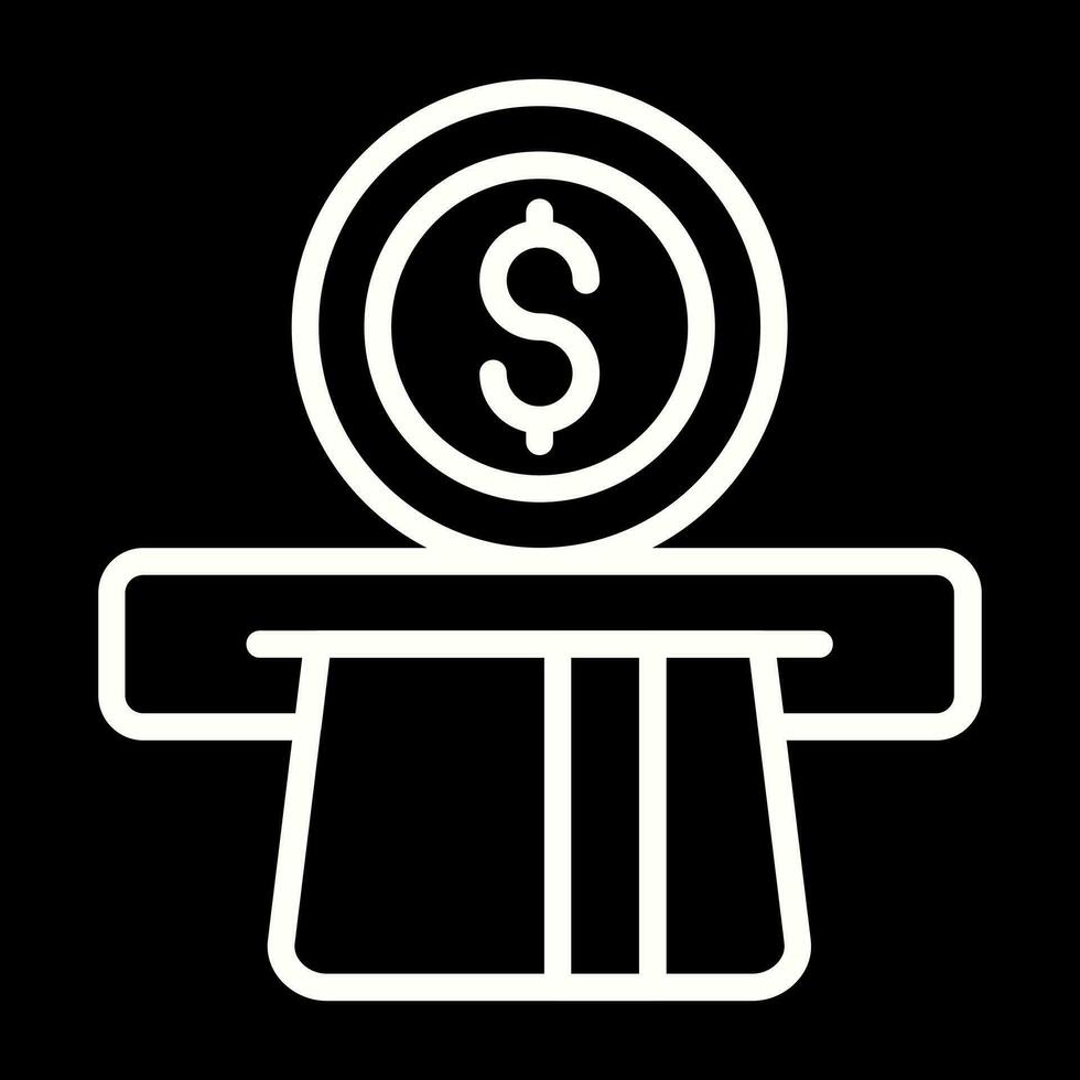 Automated Teller Machine Vector Icon