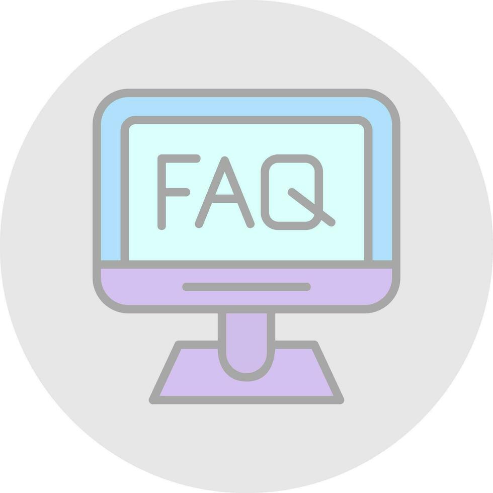 Faq  Vector Icon Design