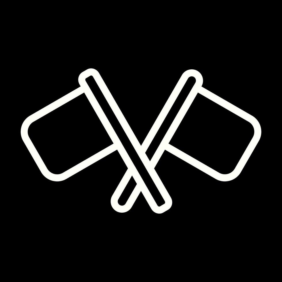 Signal Flag Vector Icon