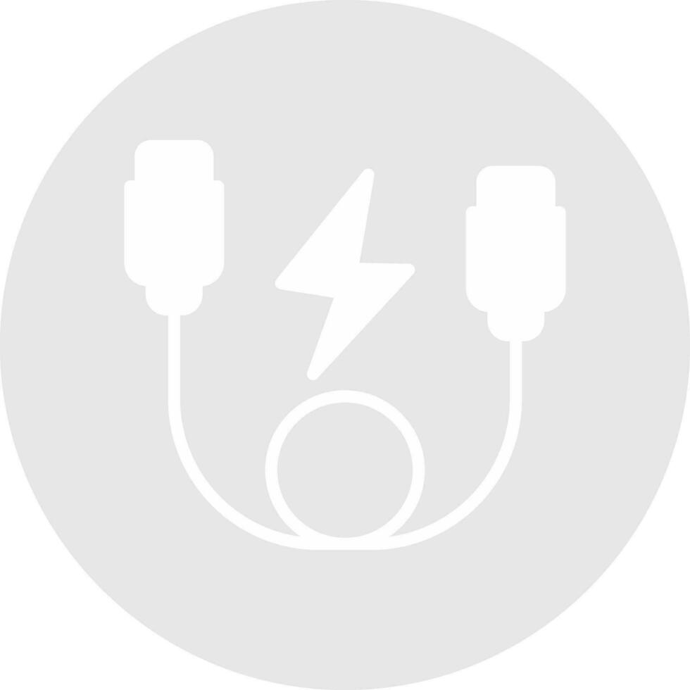 USB Cable  Vector Icon Design