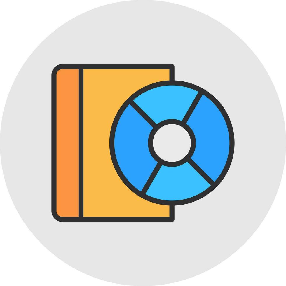 Compact Disk  Vector Icon Design