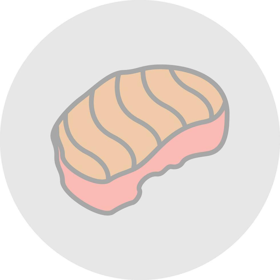 Steak Vector Icon Design