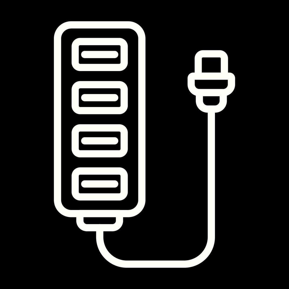 USB Hub Vector Icon