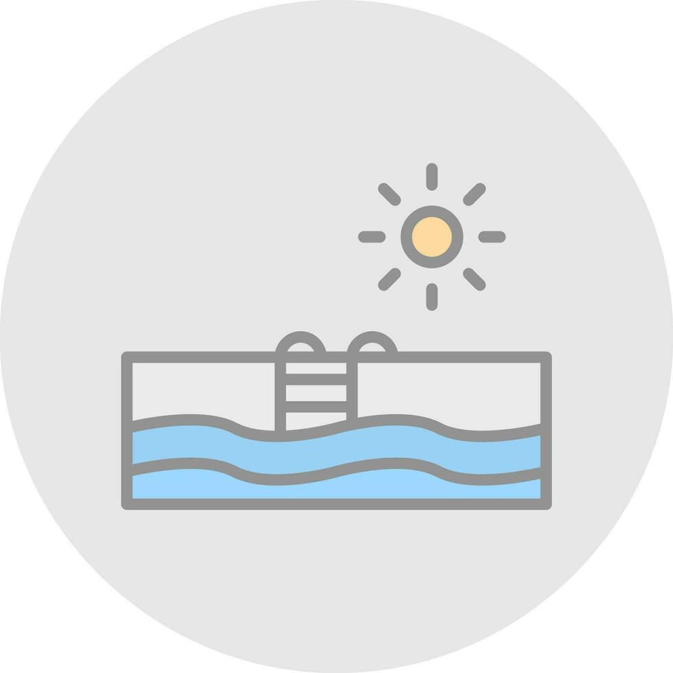 Swimming Pool  Vector Icon Design