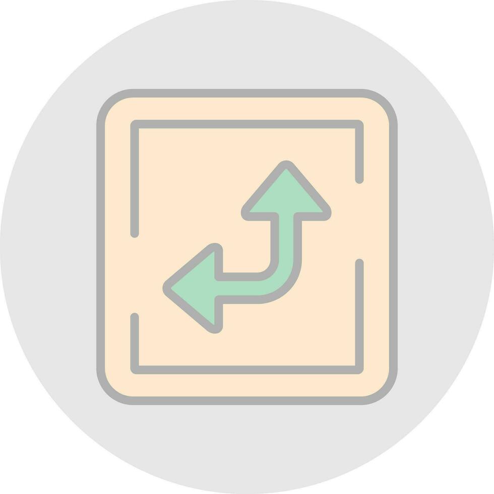 Split Vector Icon Design