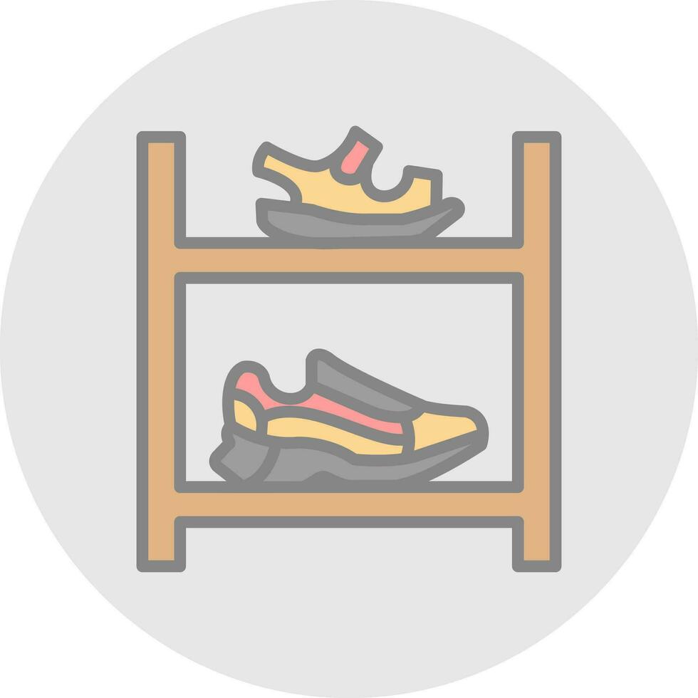 Shoe rack  Vector Icon Design