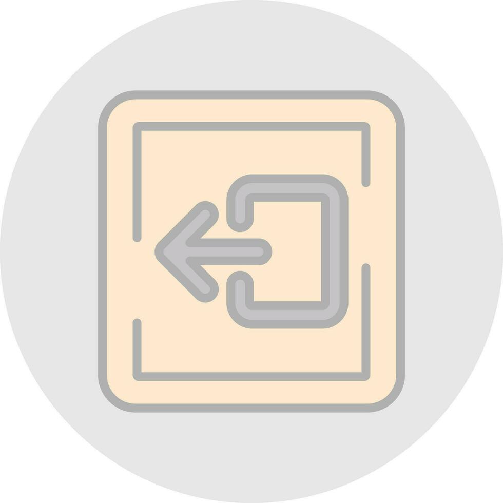 Logout Vector Icon Design