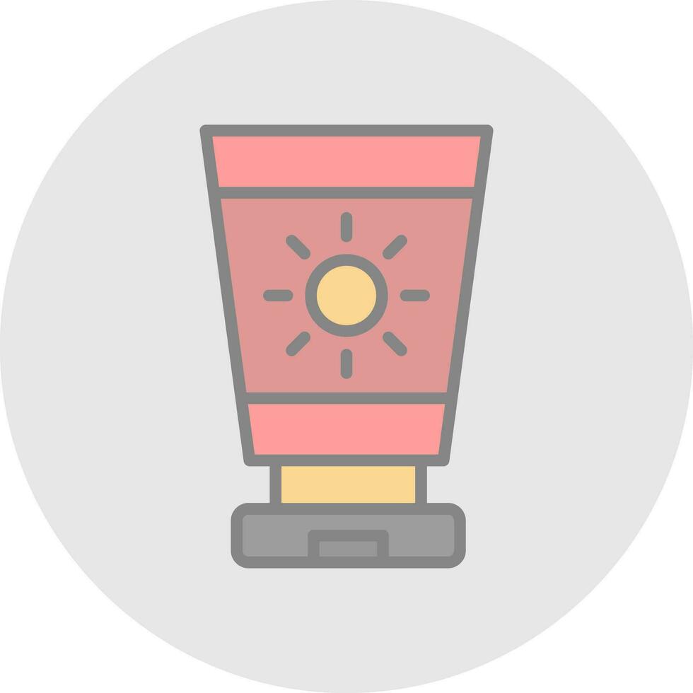 Sunblock  Vector Icon Design