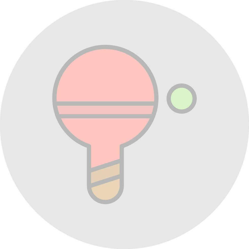 Table Tennis  Vector Icon Design