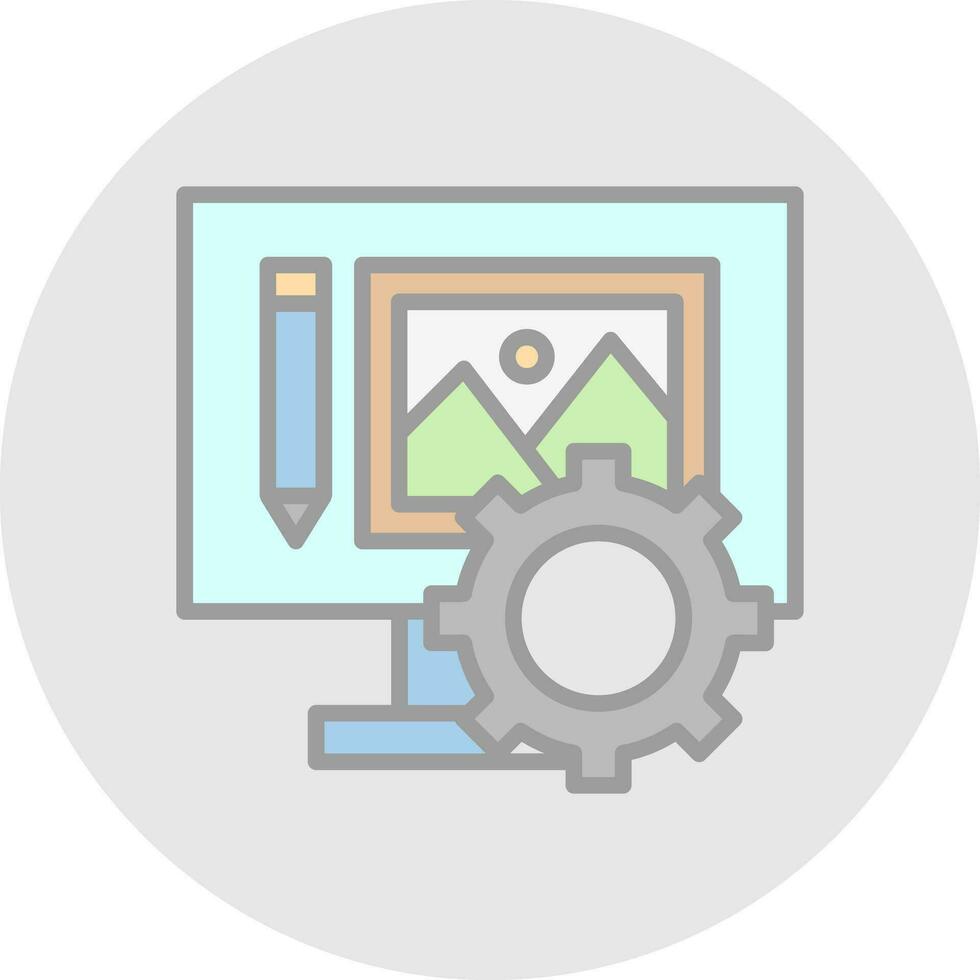Content management Vector Icon Design