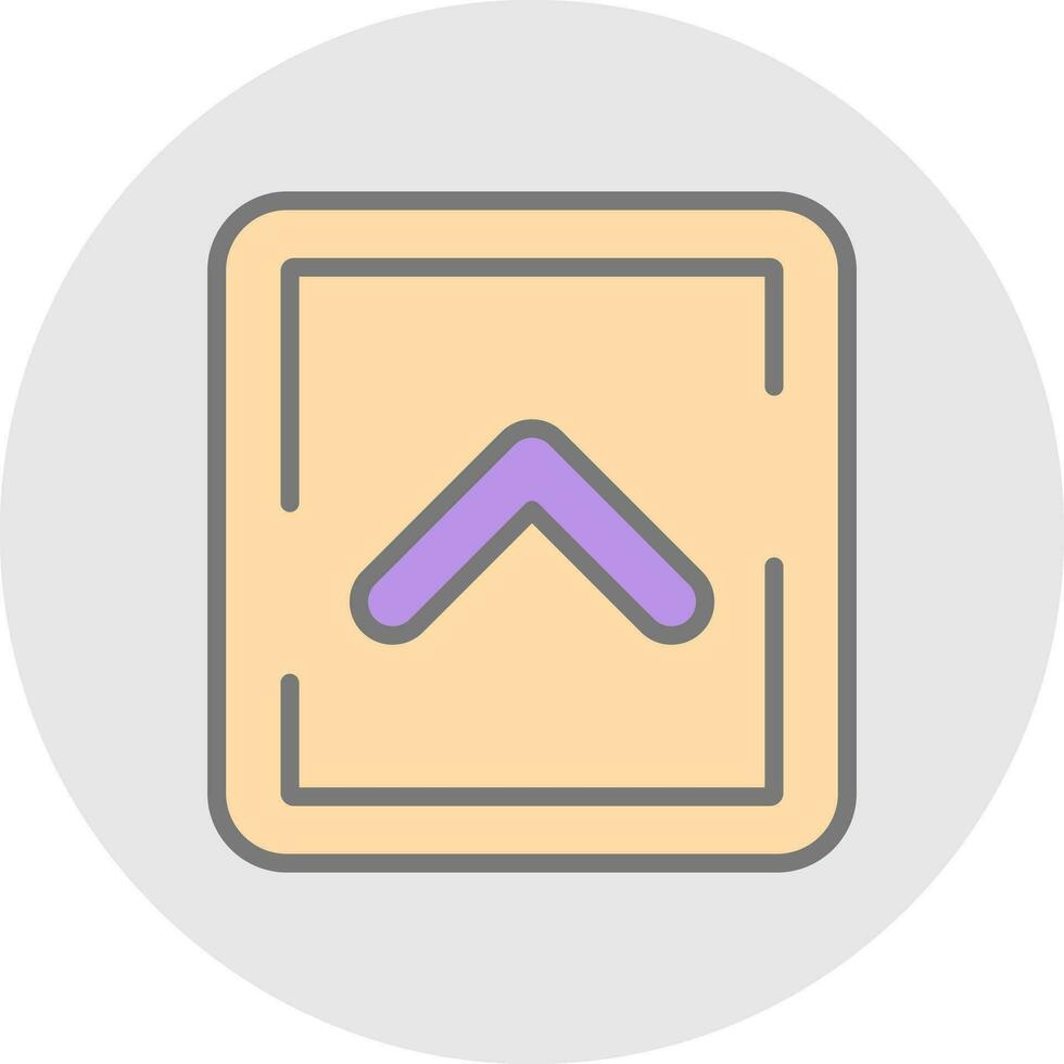 Up Arrow Vector Icon Design