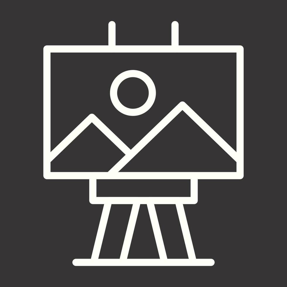 Canvas Vector Icon
