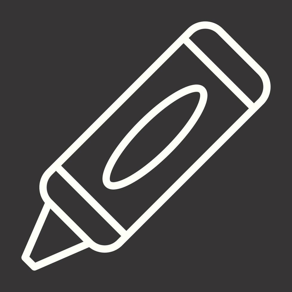 Crayon Vector Icon