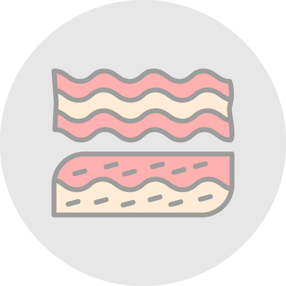 Bacon Vector Icon Design