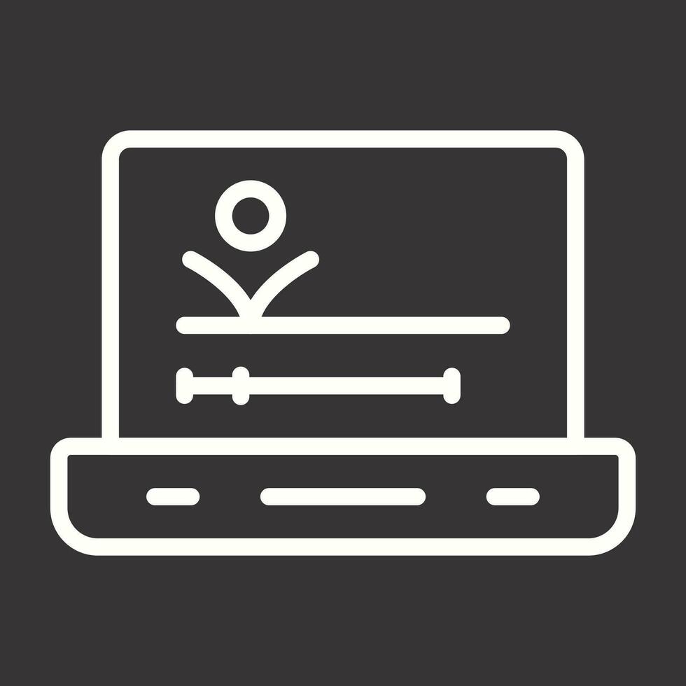 Motion Graphic Vector Icon