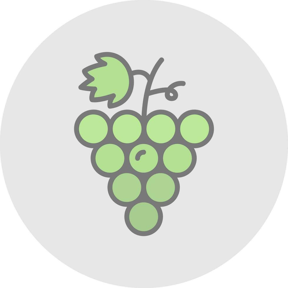 Grapes Vector Icon Design