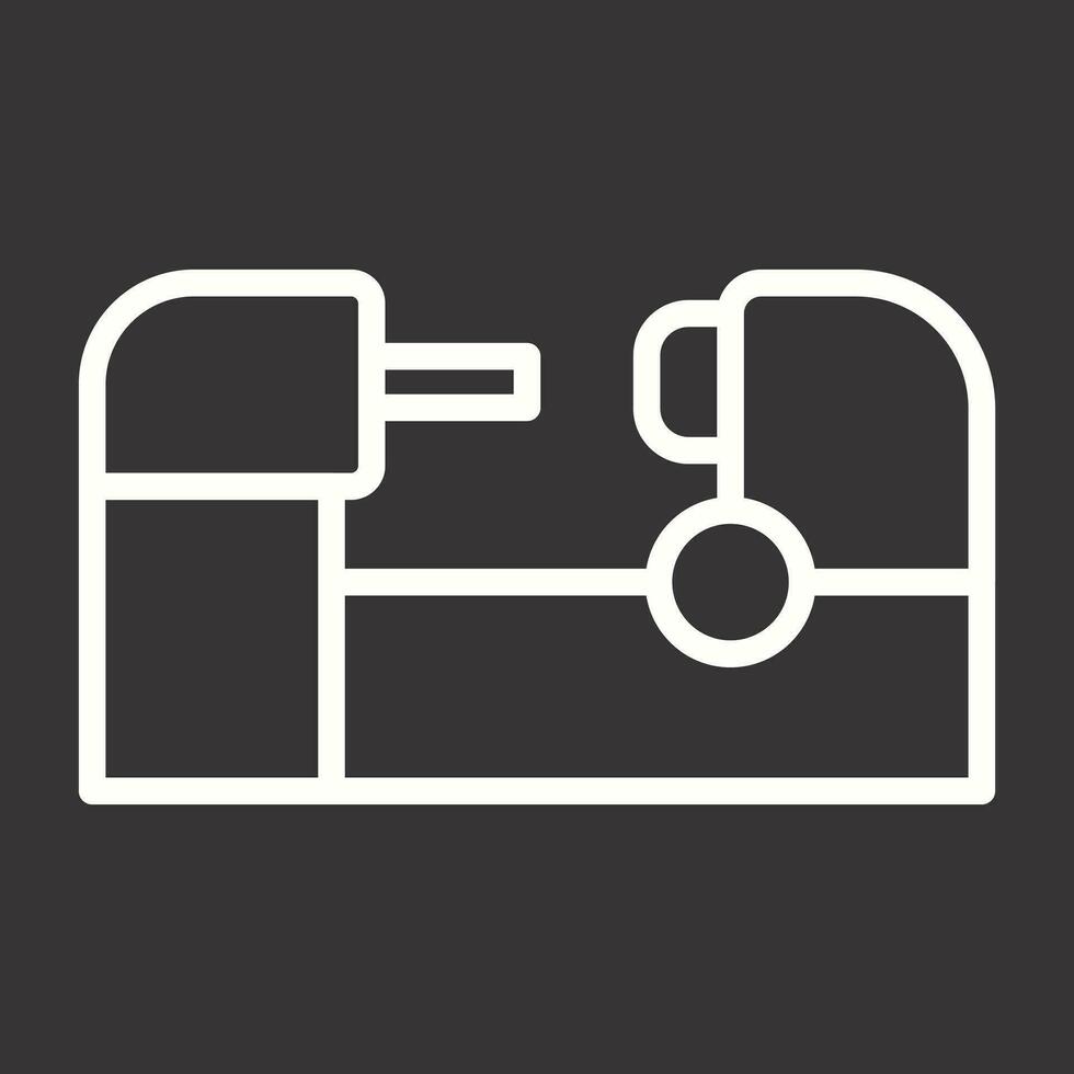 Lathe Vector Icon