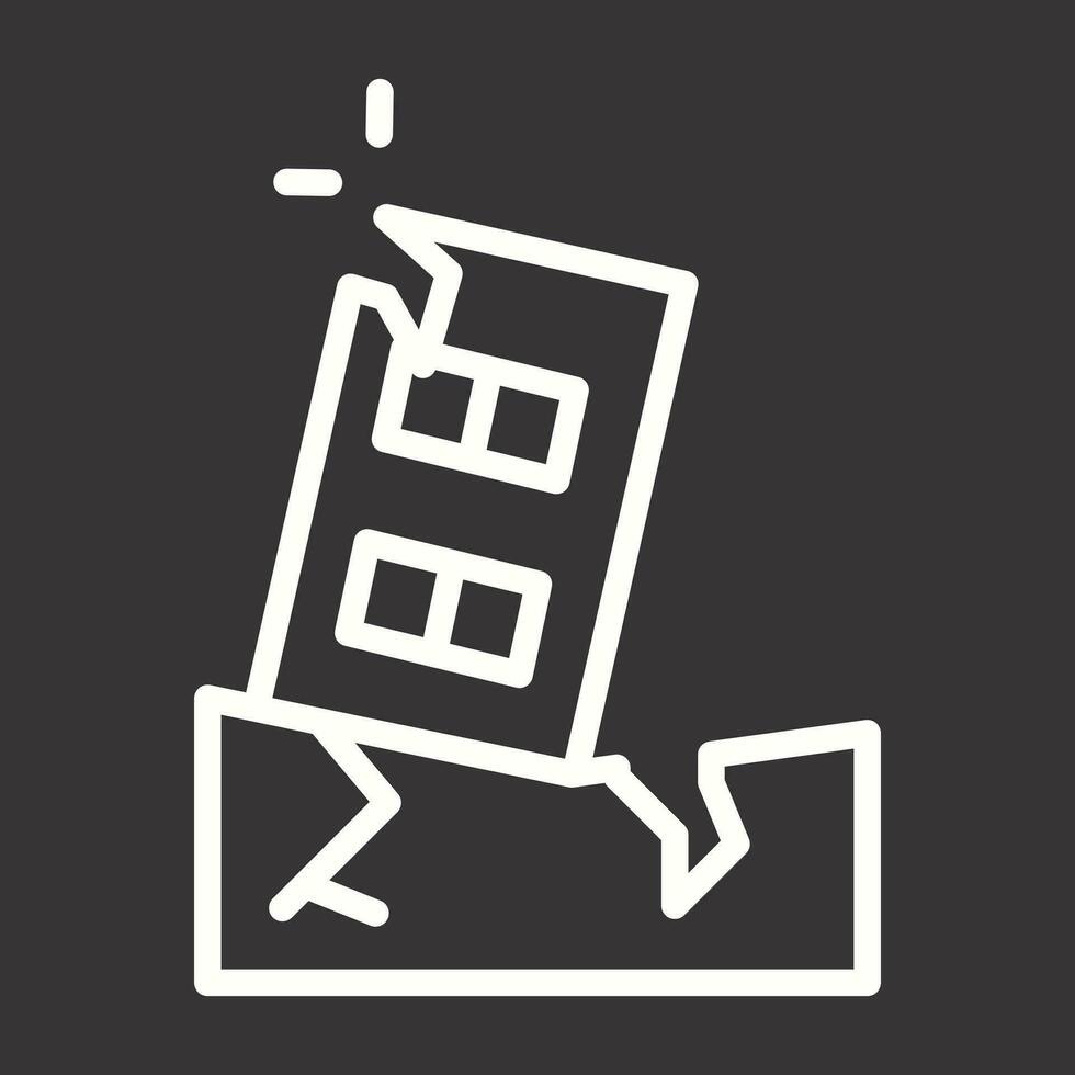 Earthquake Vector Icon