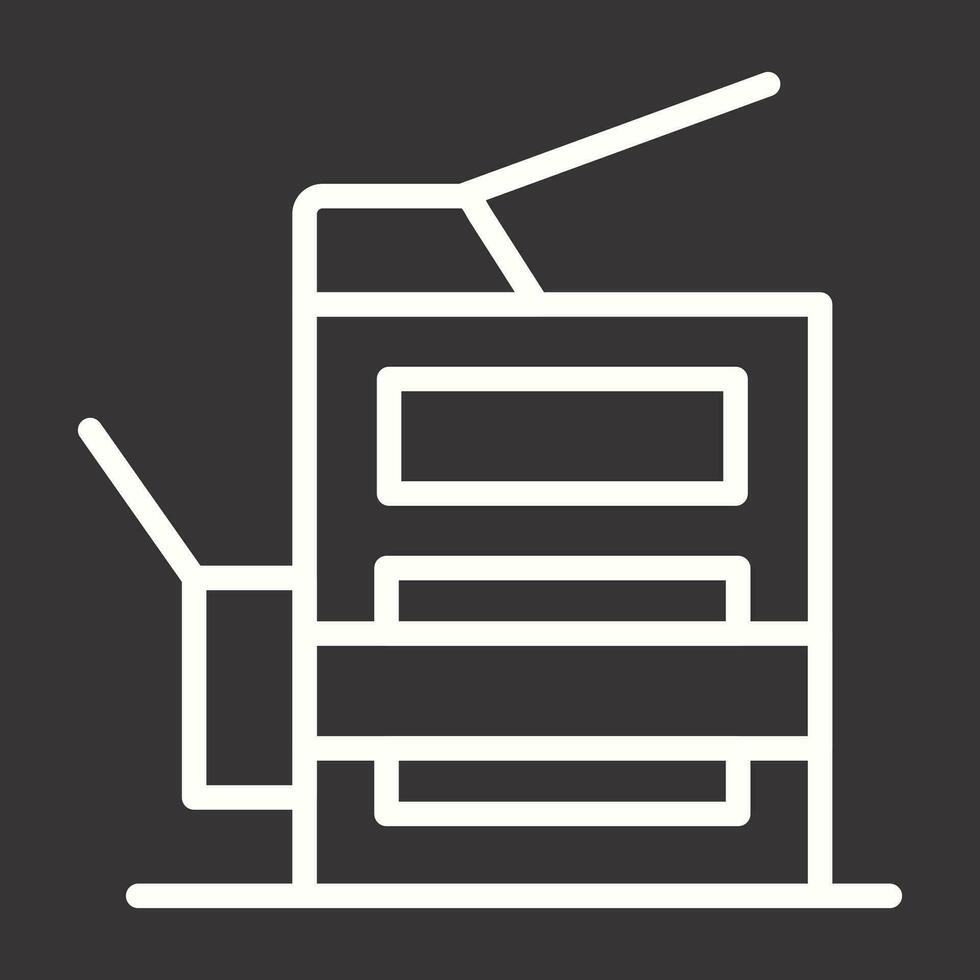 Copy Machine Vector Icon